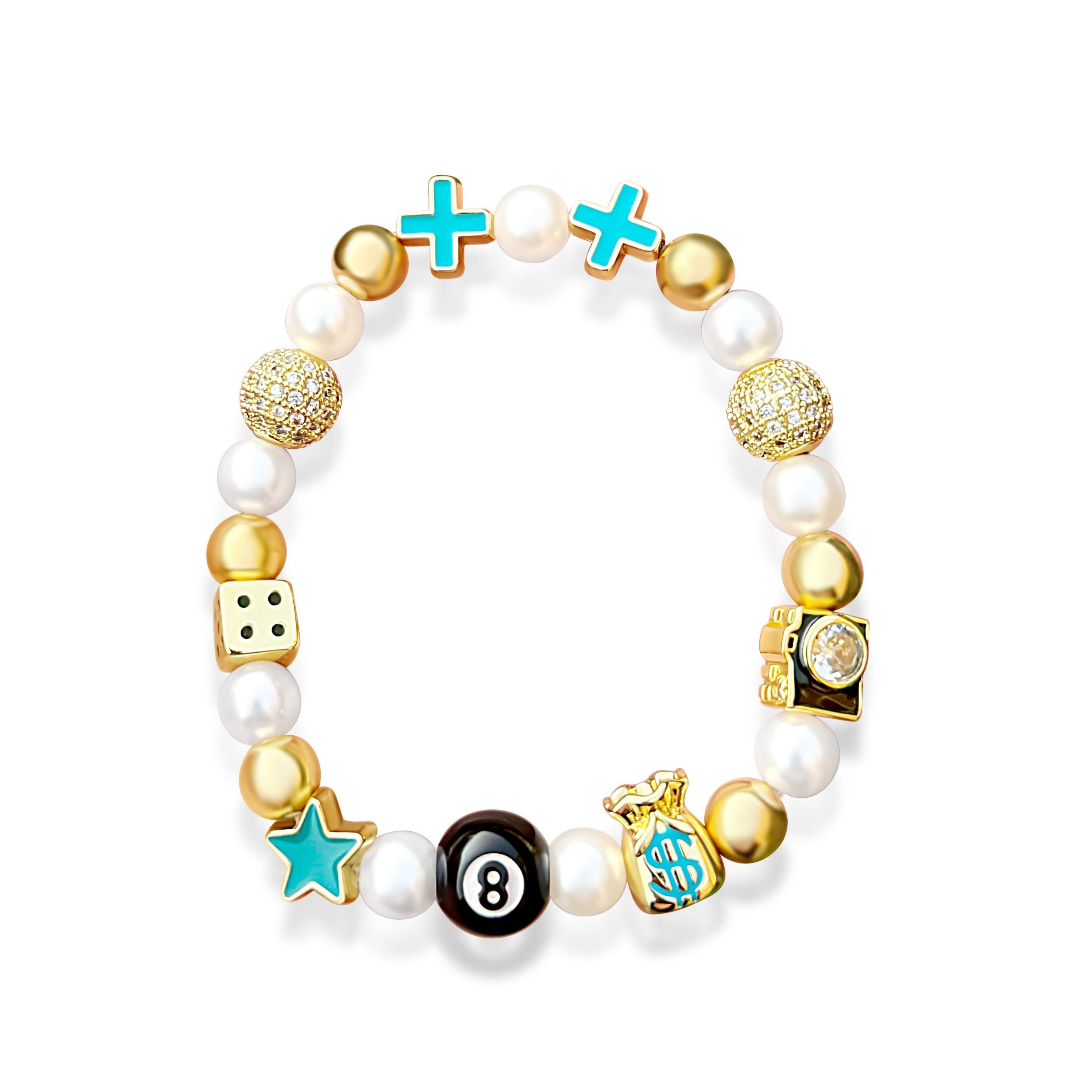 Tiffany Lifestyle Bracelet White - Gold Hardware