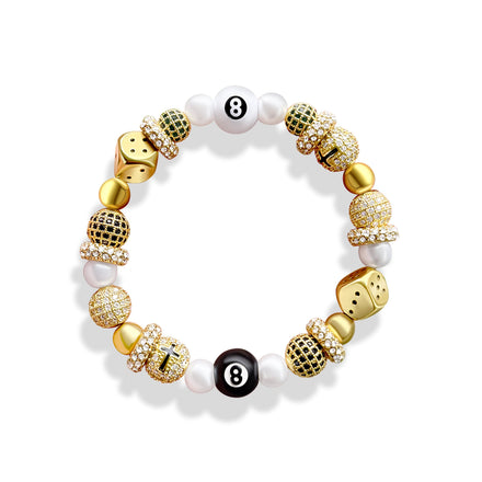 Roll Dice Bracelet - Gold Hardware