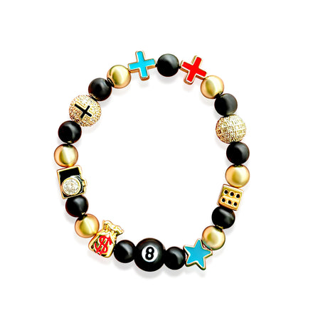 Lifestyle Bracelet Black - Gold Hardware